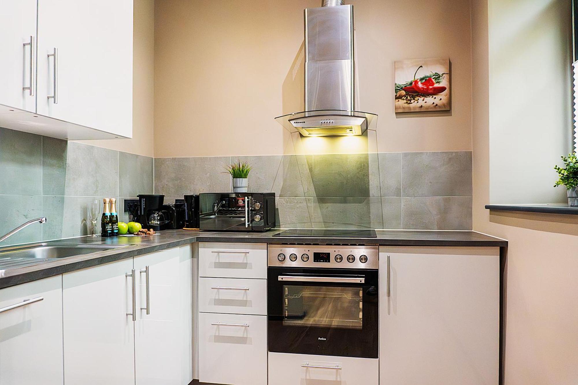 Liro Stadt Apartments Крефелд Екстериор снимка
