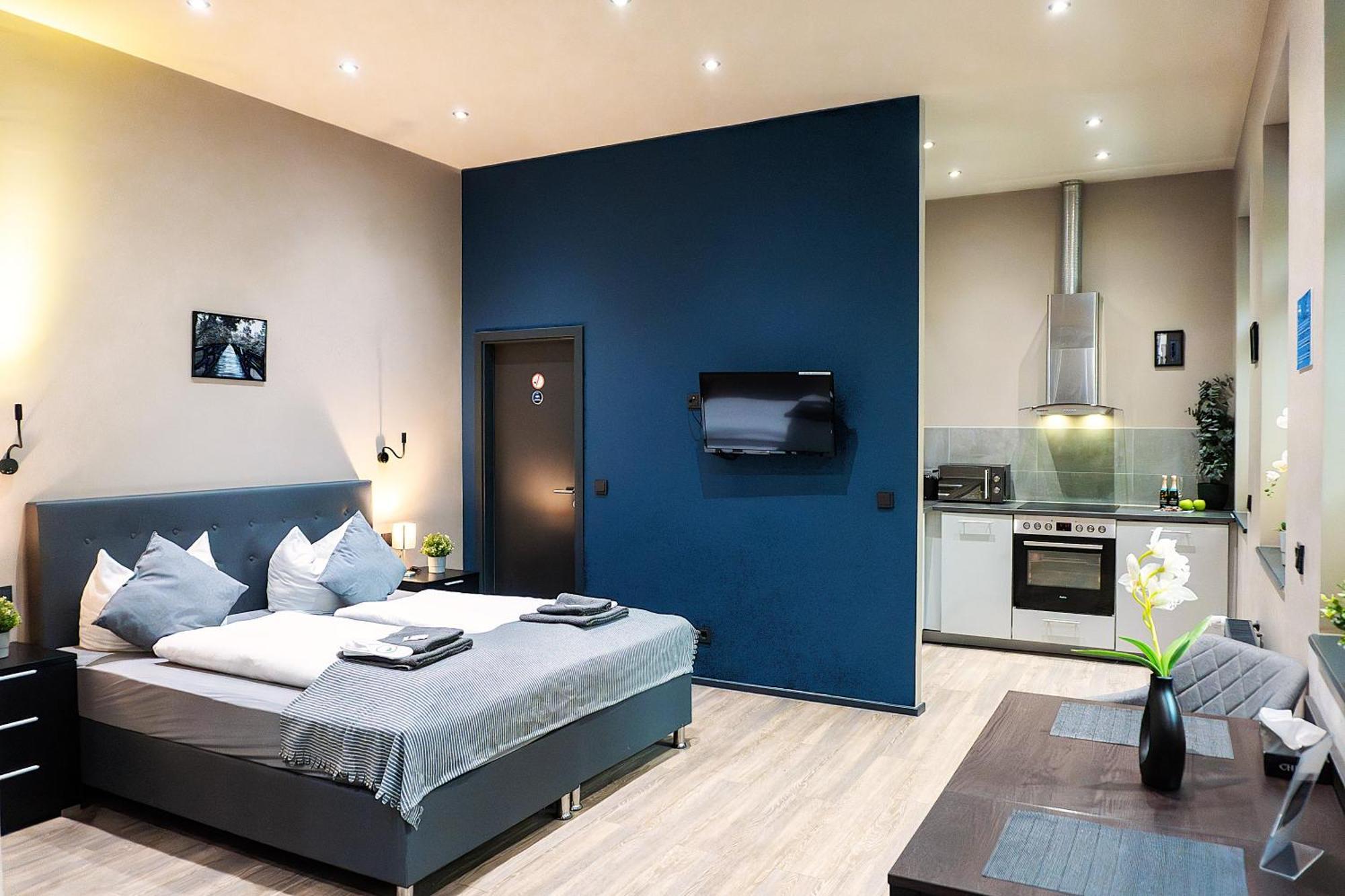 Liro Stadt Apartments Крефелд Екстериор снимка